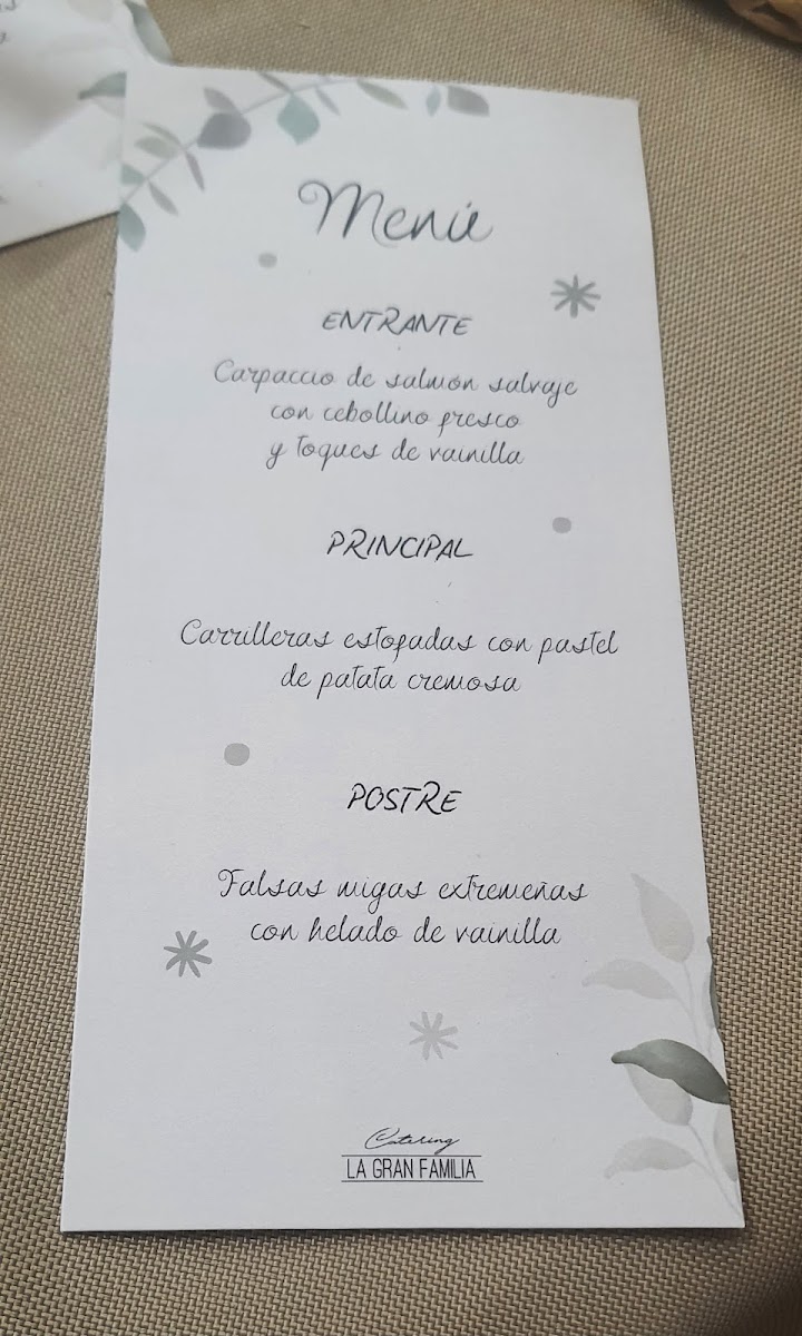 Menu Restaurante El Figon - La Gran Familia-2