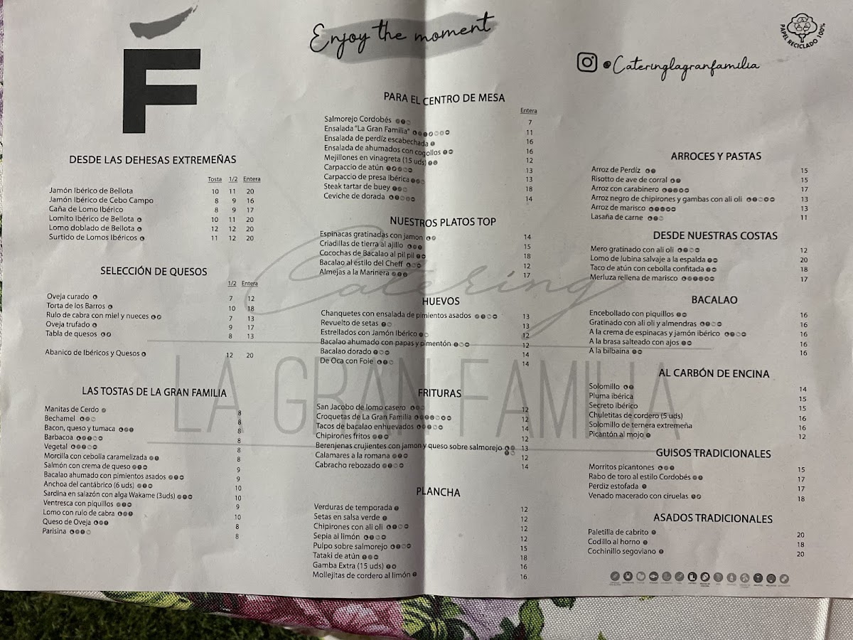 Menu Restaurante El Figon - La Gran Familia-4